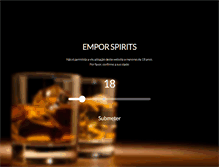 Tablet Screenshot of emporspirits.com